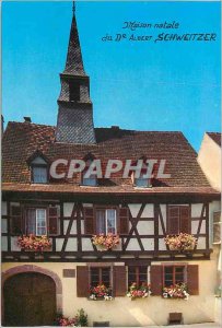 Modern Postcard Kaysersberg (Haut Rhin) birthplace of Dr. Albert Schweitzer