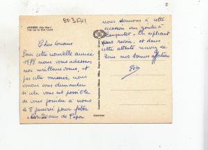 BF31711 antibes a m vue sur le fort carre ship   france front/back image