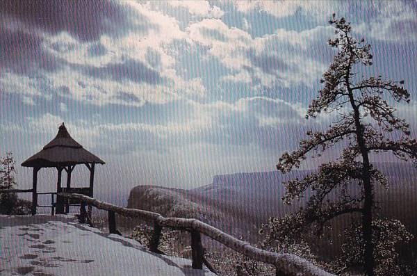 A Winter View Of The Trappas Ridge From Eagle Cliff Mohonk Mountain House Lak...