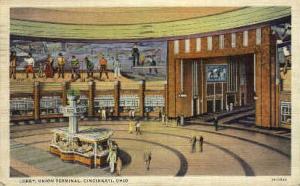 Lobby, Union Terminal Cincinnati OH 1936