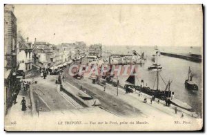 Old Postcard Treport Overlooking the Port of Musoir