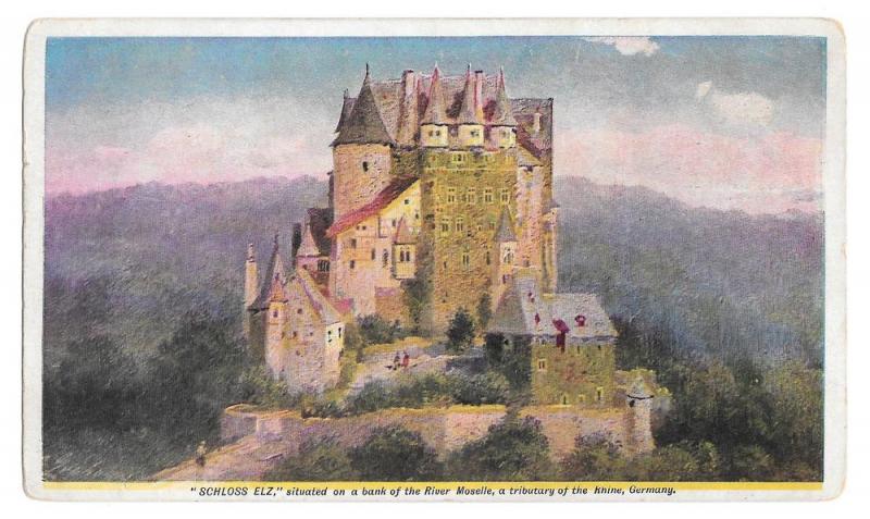 Prudential Insurance Co Schloss Elz Germany Castle Postcard