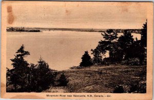 Postcard WATER SCENE New Castle New Brunswick NB AL1326