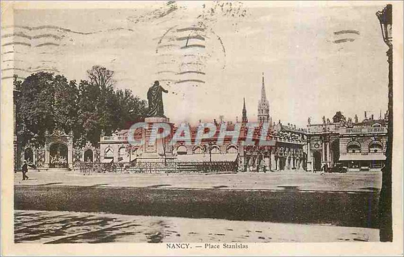 Old Postcard Nancy Place Stanislas