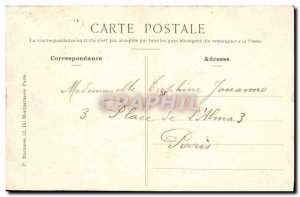 Old Postcard Parc de St Cloud Large water waterfall