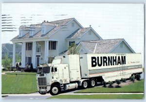 Burnham Truck Hamilton And Storage Florissant Missouri MO Advertising Postcard