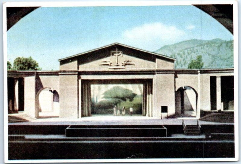 Postcard - The stage - Oberammergau, Germany