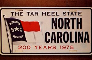 USA The Tar Heel State North Carolina Chrome Postcard 09.82