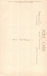 England Leicester Clock Tower RPPC vintage postcard