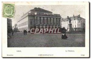 Belgium - Belgien - Liege - The Theater - Old Postcard