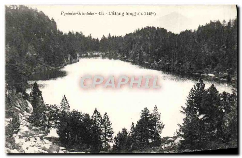 Old Postcard L & # 39Etang Long