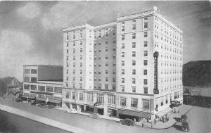 Charleston West Virginia 1940s Postcard The Daniel Boone Hotel