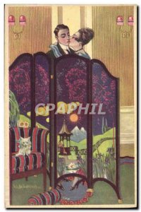 Old Postcard Fantasy Illustrator Woman