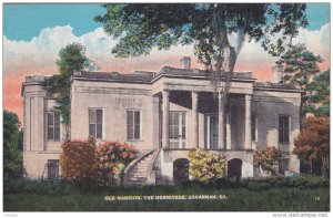 SAVANNAH, Georgia; Old Mansion, The Hermitage, 00-10s