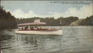 Toronto? Bond Lake North Yonge St. Boating c1910 Postcard 3.5x6.25 inches