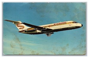 Standard Airways Douglas DC-9 Twin Jet Advertising Postcard pc3331