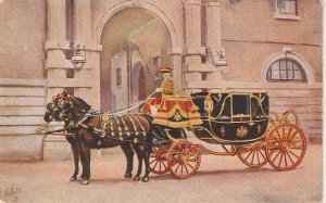 State Landau Tuck Oilette Royal Mews Buckingham Palace PC # 3004