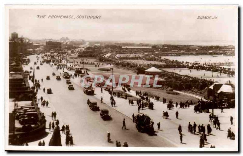 Great Britain Great Britain Old Postcard The Promenade Southport