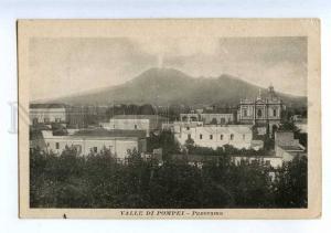 206467 ITALY Valle di POMPEI view Vintage postcard