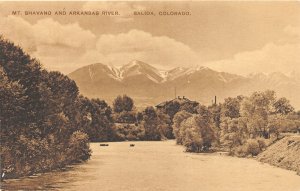 J22/ Salida Colorado Postcard c1910 My Shavano Arkansas River  138