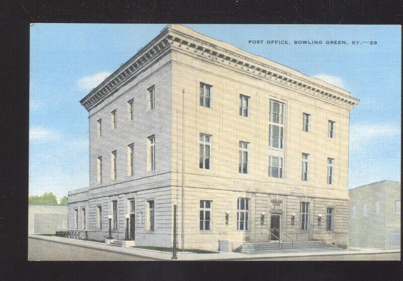 BOWLING GREEN KENTUCKY UNITED STATES POST OFFICE VINTAGE POSTCARD KY.