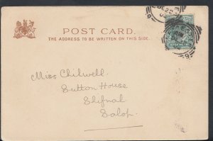 Family History Postcard - Chilwell - Sutton House, Shifnal, Shropshire   RF843