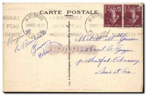 Old Postcard L & # 39Auvergne La Bourboule Vue Generale and the funicular