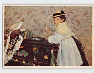 Postcard Portrait Of Mlle. H. Valpinçon By E. Degas, Minneapolis, Minnesota