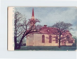 Postcard Center Congregational Church, South Manchester, Connecticut