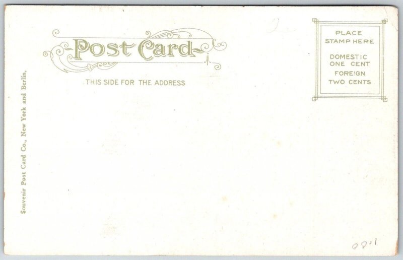 Baltimore Maryland c1906 Postcard Mount Vernon Place and Peabody Statue