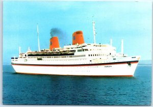 Postcard - M.S. Europa - Hapag Lloyd - Vlissingen, Netherlands