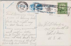 Front Street Royal York Hotel & Union Station Toronto Ontario c1930 Postcard D95