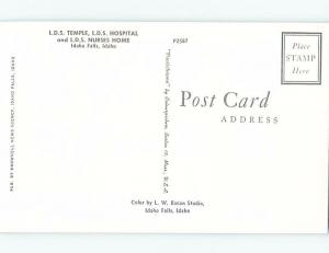 Unused Pre-1980 LATTER-DAY SAINTS HOSPITAL Idaho Falls Idaho ID A5754