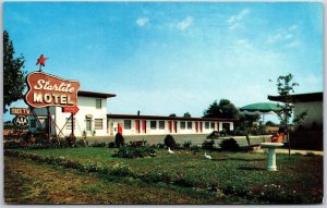 Starlite Motel Maple Shade New Jersey NJ Furnished Family Units Rooms Postcard