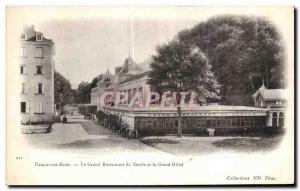 Old Postcard Uriage Les Bains Grand Circle Restaurant and Hotel