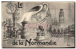 Old Postcard Folklore The Normandy pot