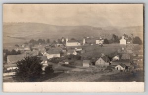 Bodega CA California RPPC Aerial View Sanoma County c1907 Photo Postcard F25