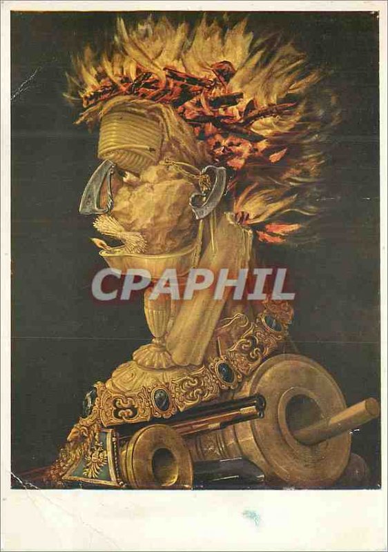 Modern Postcard Wien Kunsthistorisches Museum Arcimpoldo Feuer Fire