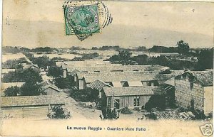 VINTAGE POSTCARD: REGGIO CALABRIA: QUARTER BROKEN WALL-