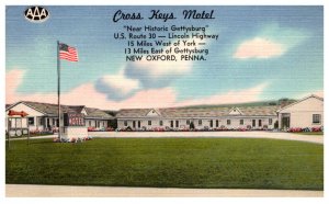 Pennsylvania New Oxford  Cross Keys Motel