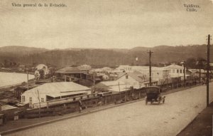 chile, VALDIVIA, Vista General de la Estación, Railway Station (1910s) Postcard