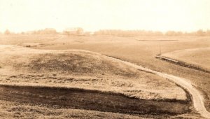 RPPC  Colonial American Farm   - Real Photo Postcard  c1917