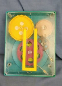 Vintage 1973 Rupert And Friends Time Teacher Clock Toy Made In Hong Kong (A2)