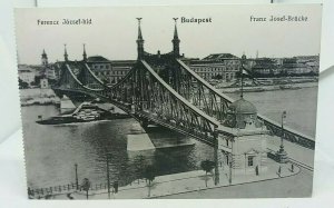 New Vintage Postcard Budapest Franz Josef Brücke Bridge Hungary