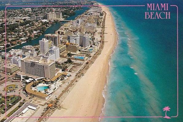 Postcard - It's Great to be in Miami! - Miami, Florida