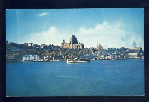 Quebec, Canada Postcard, The Citadel, Dufferin Terrassa, Ferry Boat