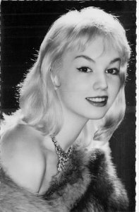 1950s French Movie Star Actress Mylaine Demongeot Postcard RPPC 24-11430