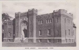 Connecticut Wallingford State Armory Albertype