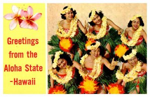 Postcard PEOPLE SCENE State Of Hawaii HI AU7468
