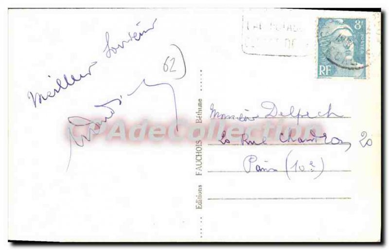 Old Postcard WIMEREUX La Cote And Rocks